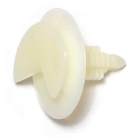 Midwest Fastener 15/16" x 5/16" x 11/16" White Plastic Door Trim Panel Retainers 15PK 69186